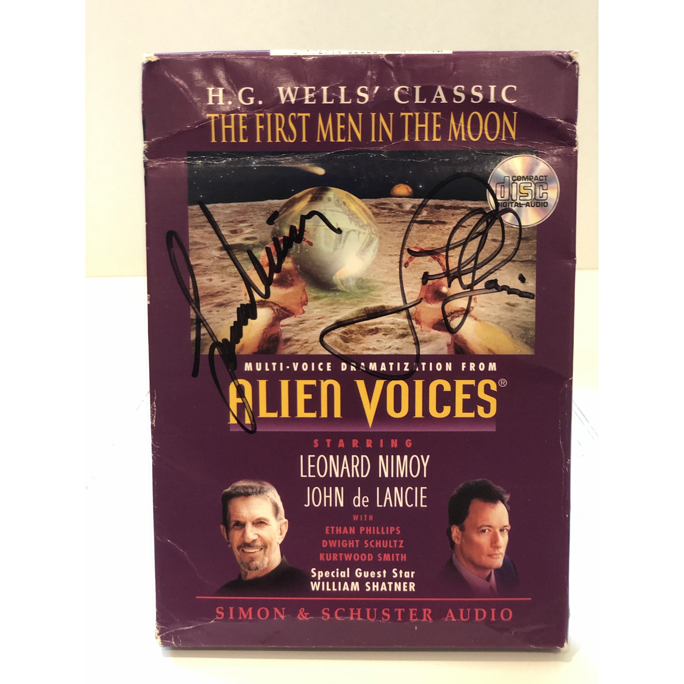 Signed Alien Voices Audio Set from Leonard Nimoy's Personal Collection