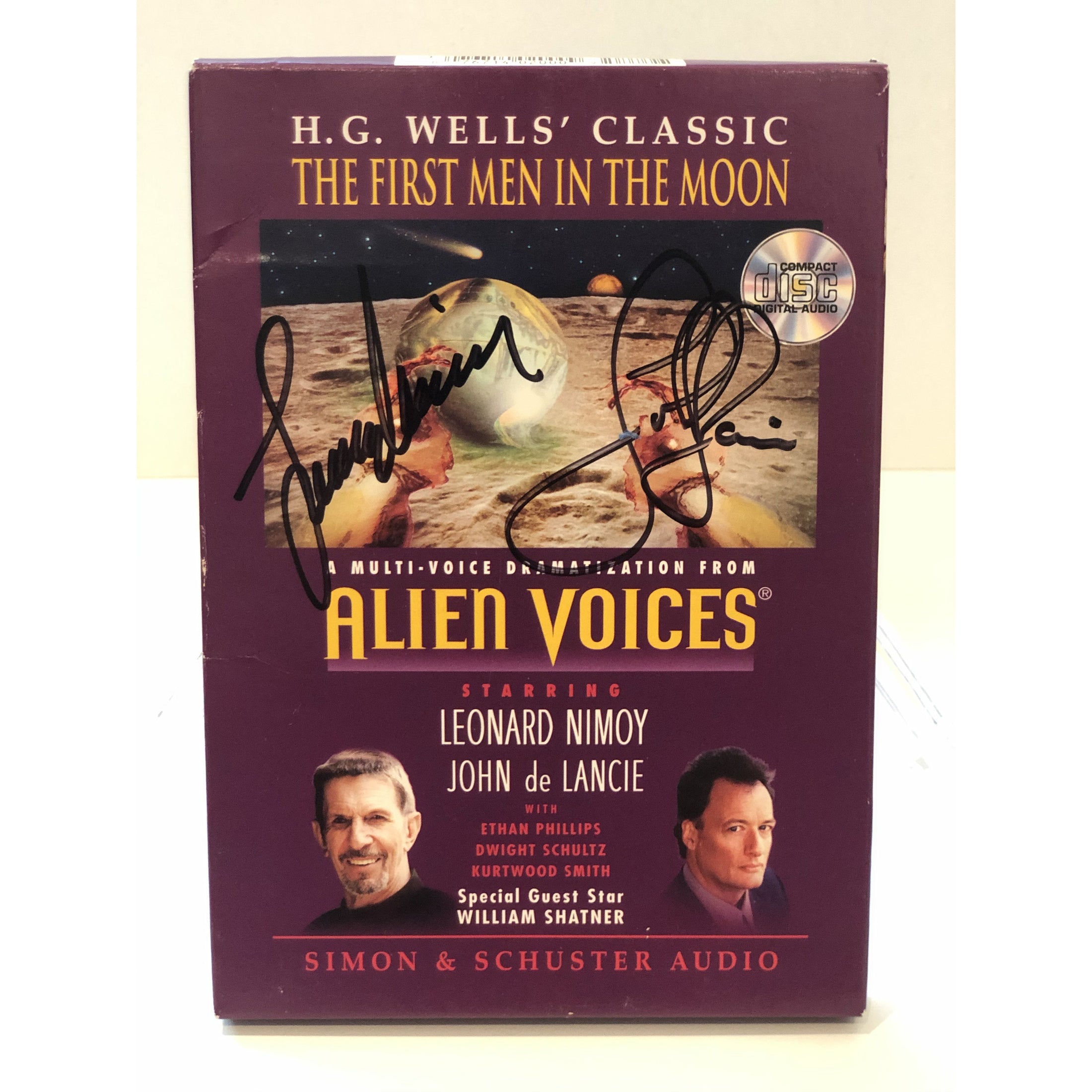 Signed Alien Voices Audio Set from Leonard Nimoy's Personal Collection