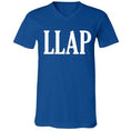 Load image into Gallery viewer, LLAP V-Neck T-Shirt in Royal Blue - Mens and Ladies Sizes - Leonard Nimoy's Shop LLAP
